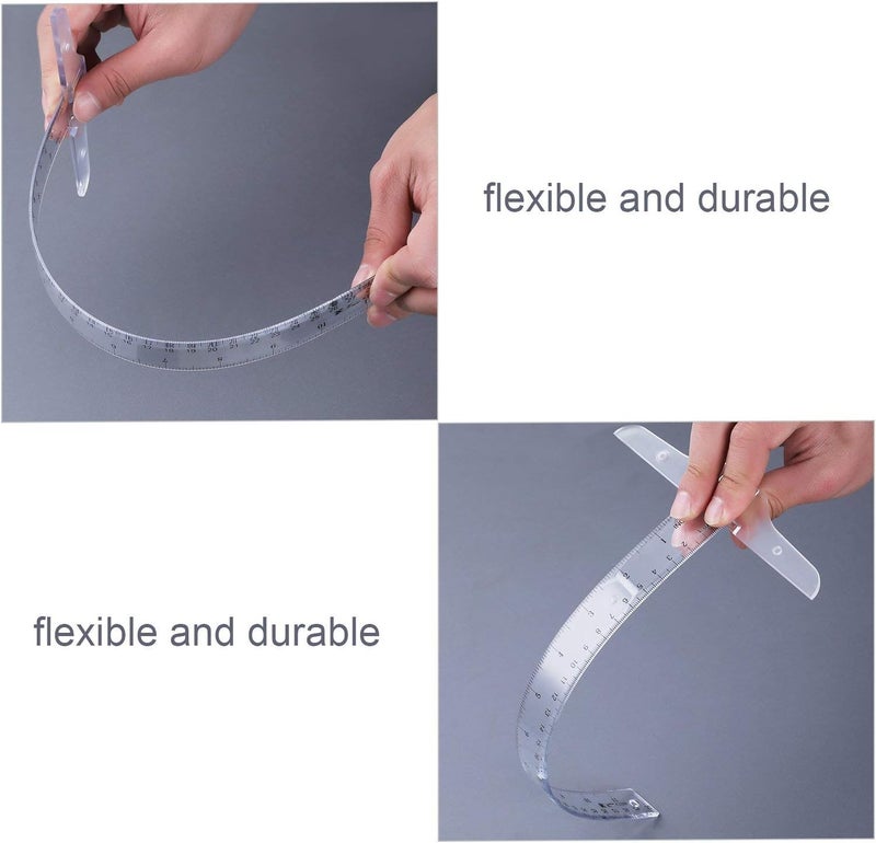 Pangda 12 Inch/ 30 cm Junior T-Square Plastic Transparent T-Ruler for Drafting and General Layout Work (1) - Image 4